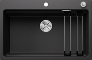 BLANCO ETAGON 8, SILGRANIT, anthrazit, mit Ablauffernbedienung, mit Zubehör, keine Beckenlage, 800 mm Untermaß