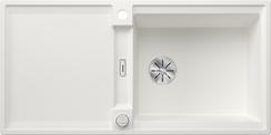 BLANCO ADIRA XL 6 S, SILGRANIT, white, with drain remote control, with accessories, reversible, 600 mm min. cabinet size