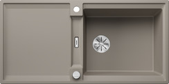 BLANCO ADIRA XL 6 S-F, SILGRANIT, tartufo, with drain remote control, with accessories, reversible, 600 mm min. cabinet size