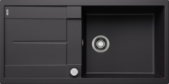 BLANCO METRA XL 6 S, SILGRANIT, schwarz, mit Ablauffernbedienung, reversibel, 600 mm Untermaß