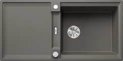 BLANCO ADIRA XL 6 S-F, SILGRANIT, volcano grey, with drain remote control, with accessories, reversible, 600 mm min. cabinet size