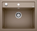 BLANCO DALAGO 6, SILGRANIT, nutmeg, with drain remote control, w/o bowl layout, 600 mm min. cabinet size