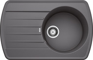 BLANCO RONDOVAL 45 S, SILGRANIT, rock grey, w/o drain remote control, reversible, 450 mm min. cabinet size