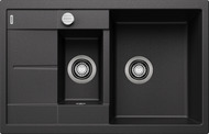 BLANCO METRA 6 S Compact, SILGRANIT, anthracite, with drain remote control, reversible, 600 mm min. cabinet size