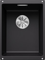 BLANCO SUBLINE 320-U, SILGRANIT, schwarz, ohne Ablauffernbedienung, keine Beckenlage, 400 mm Untermaß