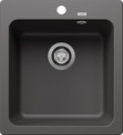 BLANCO NAYA 45, SILGRANIT, felsgrau, ohne Ablauffernbedienung, keine Beckenlage, 450 mm Untermaß