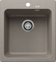 BLANCO NAYA 45, SILGRANIT, tartufo, w/o drain remote control, w/o bowl layout, 450 mm min. cabinet size