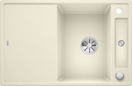 BLANCO AXIA III 45 S, SILGRANIT, jasmine, incl. chopping board wood, reversible, 450 mm min. cabinet size