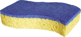 Spontex spons blauw krasvrij (2 stukken)