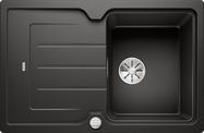 BLANCO CLASSIC NEO 45 S, SILGRANIT, black, with drain remote control, with accessories, reversible, 450 mm min. cabinet size
