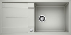 BLANCO METRA XL 6 S, SILGRANIT, pearl grey, with drain remote control, reversible, 600 mm min. cabinet size