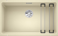 BLANCO ETAGON 700-U, SILGRANIT, champagne, w/o drain remote control, with accessories, w/o bowl layout, 800 mm min. cabinet size