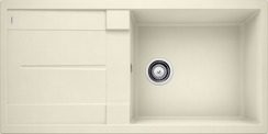 BLANCO METRA XL 6 S, SILGRANIT, jasmine, w/o drain remote control, with siphon, reversible, 600 mm min. cabinet size