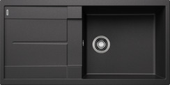 BLANCO METRA XL 6 S, SILGRANIT, anthracite, w/o drain remote control, with siphon, reversible, 600 mm min. cabinet size