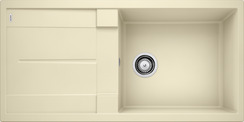 BLANCO METRA XL 6 S, SILGRANIT, champagne, w/o drain remote control, with siphon, reversible, 600 mm min. cabinet size