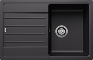 BLANCO LEGRA 45 S, SILGRANIT, schwarz, ohne Ablauffernbedienung, reversibel, 450 mm Untermaß