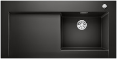 BLANCO MODEX-M 60, SILGRANIT, black, with drain remote control, with accessories, bowl right, 600 mm min. cabinet size
