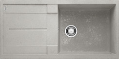 BLANCO METRA XL 6 S, SILGRANIT, concrete-style, w/o drain remote control, reversible, 600 mm min. cabinet size
