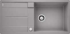 BLANCO METRA XL 6 S-F, SILGRANIT, alu metallic, with drain remote control, reversible, 600 mm min. cabinet size
