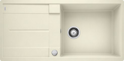 BLANCO METRA XL 6 S-F, SILGRANIT, jasmine, with drain remote control, reversible, 600 mm min. cabinet size