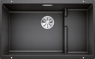 BLANCO SUBLINE 700-U Level, SILGRANIT, anthracite, w/o drain remote control, with accessories, w/o bowl layout, 800 mm min. cabinet size