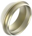 Abdeckring satin gold