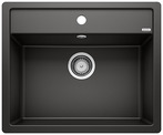 BLANCO DALAGO 6-F, SILGRANIT, black, w/o drain remote control, w/o bowl layout, 600 mm min. cabinet size
