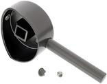 Hebel LINUS /-S satin dark steel komplett SO