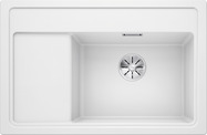 BLANCO ZENAR XL 6 S Compact, SILGRANIT, white, w/o drain remote control, w/o accessories, Bowl right, 600 mm min. cabinet size