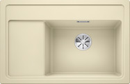 BLANCO ZENAR XL 6 S Compact, SILGRANIT, champagne, w/o drain remote control, w/o accessories, Bowl right, 600 mm min. cabinet size