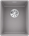 BLANCO SUBLINE 320-F, SILGRANIT, alu metallic, w/o drain remote control, w/o bowl layout, 400 mm min. cabinet size