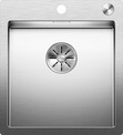 BLANCO CLARON 400-IF/A, Stainless steel satin polish, with drain remote control, w/o bowl layout, 450 mm min. cabinet size