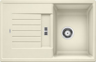 BLANCO ZIA 45 S, SILGRANIT, jasmine, w/o drain remote control, reversible, 450 mm min. cabinet size