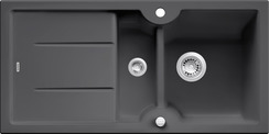 BLANCO IDESSA 6 S, Ceramic, basalt, with drain remote control, reversible, 600 mm min. cabinet size