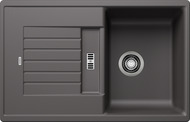 BLANCO ZIA 45 S, SILGRANIT, rock grey, w/o drain remote control, reversible, 450 mm min. cabinet size
