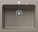 BLANCO NAYA 6, SILGRANIT, tartufo, w/o drain remote control, w/o bowl layout, 600 mm min. cabinet size
