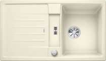 BLANCO LEXA 45 S, SILGRANIT, jasmine, with drain remote control, reversible, 450 mm min. cabinet size