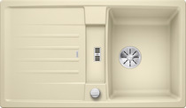 BLANCO LEXA 45 S, SILGRANIT, champagne, with drain remote control, reversible, 450 mm min. cabinet size