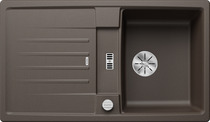 BLANCO LEXA 45 S, SILGRANIT, coffee, with drain remote control, reversible, 450 mm min. cabinet size