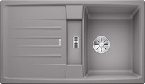 BLANCO LEXA 45 S, SILGRANIT, alu metallic, w/o drain remote control, reversible, 450 mm min. cabinet size