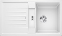 BLANCO LEXA 45 S, SILGRANIT, white, w/o drain remote control, reversible, 450 mm min. cabinet size