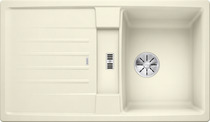 BLANCO LEXA 45 S, SILGRANIT, jasmine, w/o drain remote control, reversible, 450 mm min. cabinet size