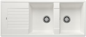 BLANCO ZIA 8 S, SILGRANIT, white, w/o drain remote control, reversible, 800 mm min. cabinet size