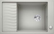 BLANCO ELON XL 6 S, SILGRANIT, pearl grey, with drain remote control, with accessories, reversible, 600 mm min. cabinet size