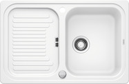 BLANCO CLASSIC 45 S, SILGRANIT, white, with drain remote control, reversible, 450 mm min. cabinet size