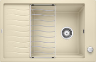 BLANCO ELON XL 6 S-F, SILGRANIT, champagne, with drain remote control, with accessories, reversible, 600 mm min. cabinet size