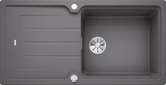 BLANCO CLASSIC NEO XL 6 S, SILGRANIT, rock grey, with drain remote control, reversible, 600 mm min. cabinet size