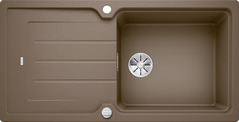 BLANCO CLASSIC NEO XL 6 S, SILGRANIT, nutmeg, with drain remote control, reversible, 600 mm min. cabinet size