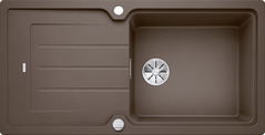 BLANCO CLASSIC NEO XL 6 S, SILGRANIT, coffee, with drain remote control, reversible, 600 mm min. cabinet size