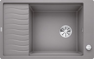 BLANCO ELON XL 6 S-F, SILGRANIT, alu metallic, with drain remote control, with accessories, reversible, 600 mm min. cabinet size